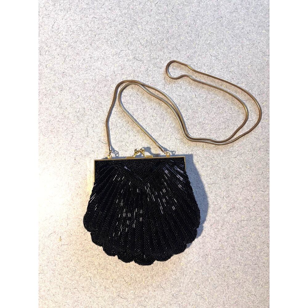 Vintage Scalloped Beaded Shoulder Mini by Valerie Stevens